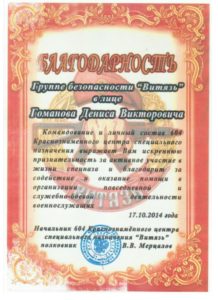Группа компаний безопасности "Витязь"