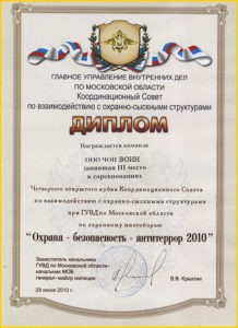 ЧОП "Воин СБ"