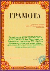 ЧОП «Городская Дружина №1»