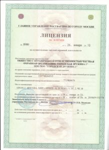 ЧОП «Городская Дружина №1»